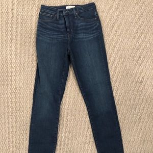 Madewell Tall Curvy High Rise Skinny Jean